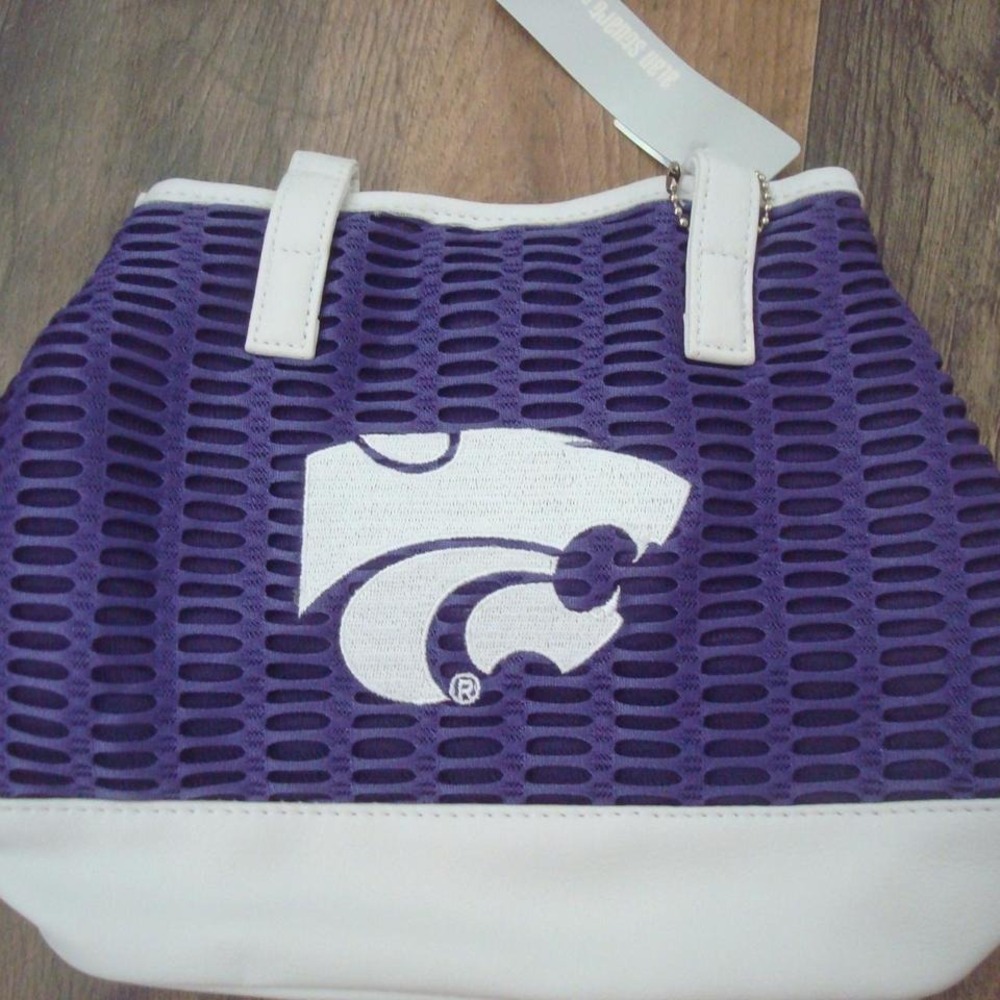 KANSAS STATE 8X10 BAG PURSE‎ VINTAGE NEW TAILGATE HANDBAG TOTE